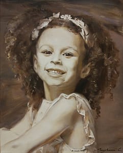 Michelle Smith + kids oil portrait img_4