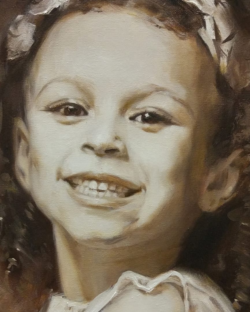 Michelle Smith + kids oil portrait img_2
