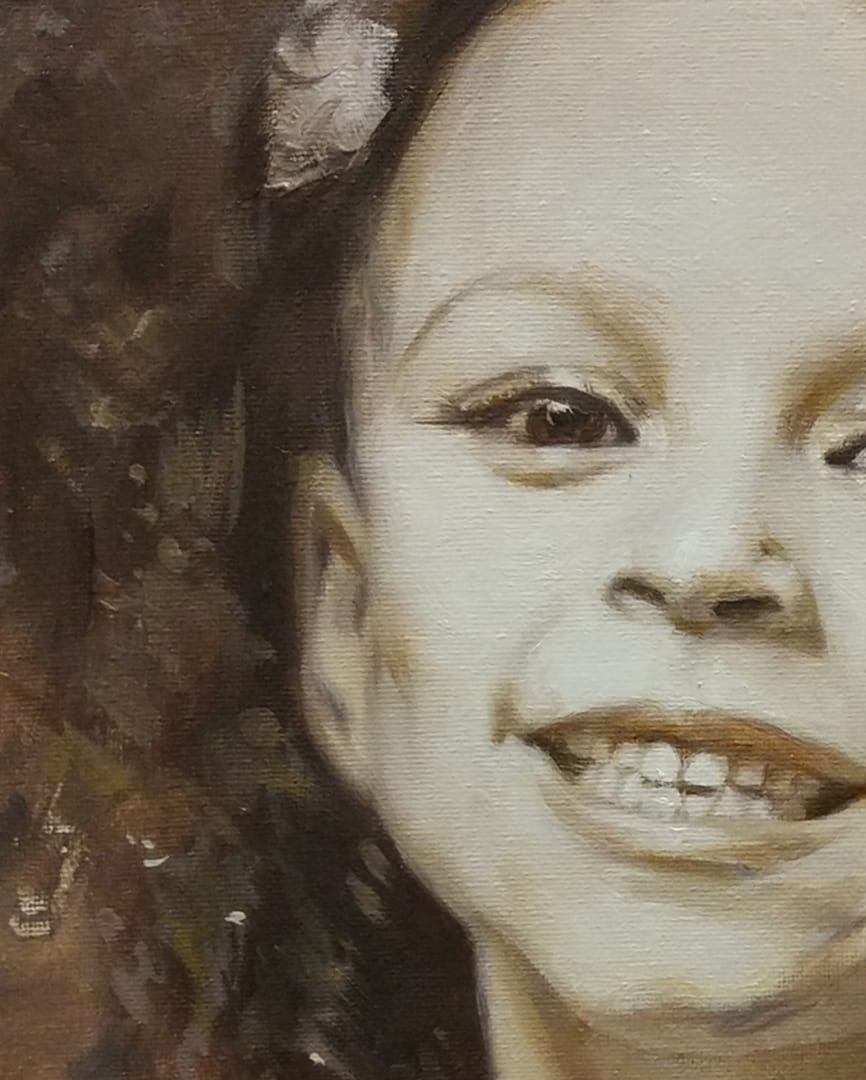 Michelle Smith + kids oil portrait img_1